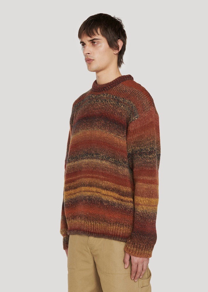 Undertones Boxy Crew Knit Jumper — BROWN