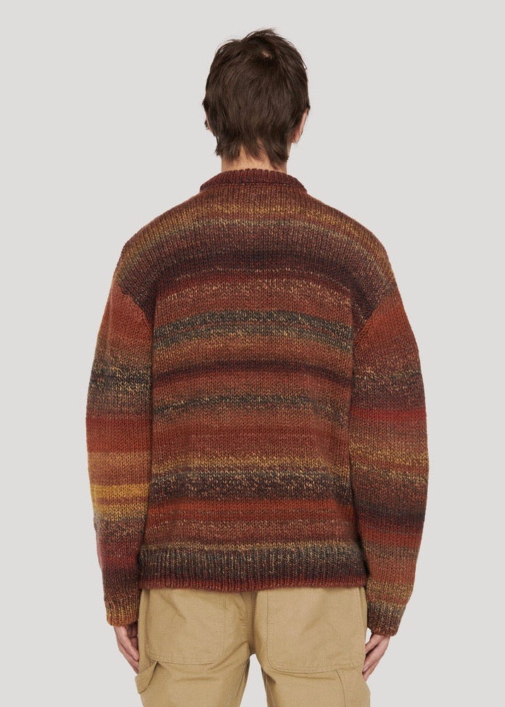 Undertones Boxy Crew Knit Jumper — BROWN