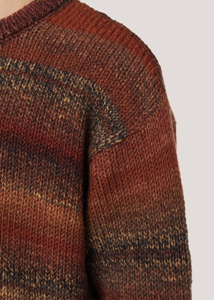 Undertones Boxy Crew Knit Jumper — BROWN