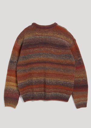 Undertones Boxy Crew Knit Jumper — BROWN