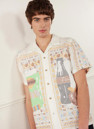 Meal Deal Tapestry Cuban Shirt