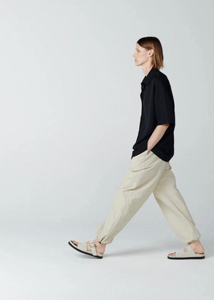 Piero Powder Cotton Shirt — MILK