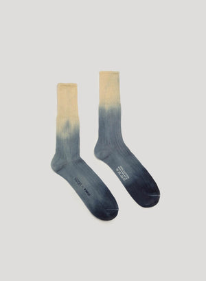 Dip Dye Sock Blue