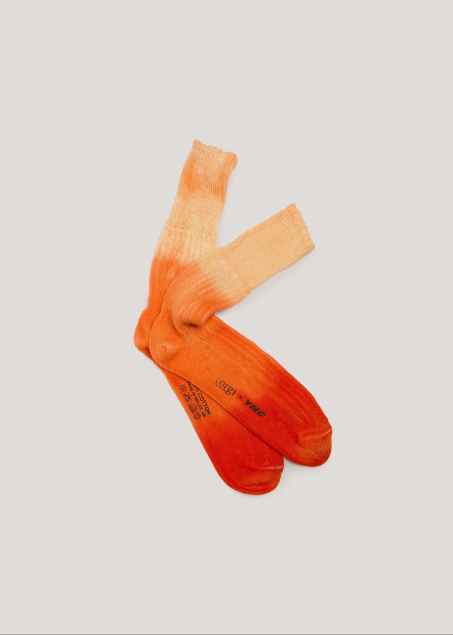 Dip Dye Sock — ORANGE