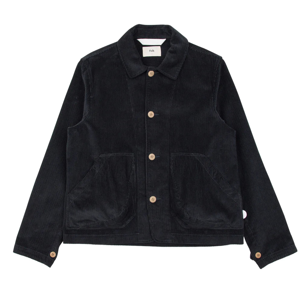 Prism Jacket Slate Cord — BLACK