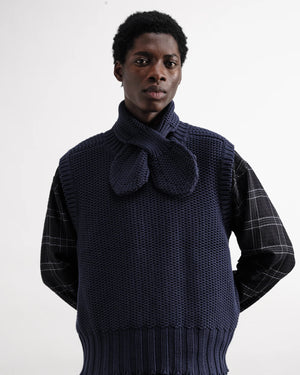 Slot Scarf — NAVY