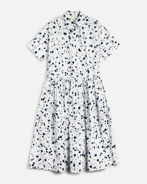 Parklife Dress — WHITE BLACK