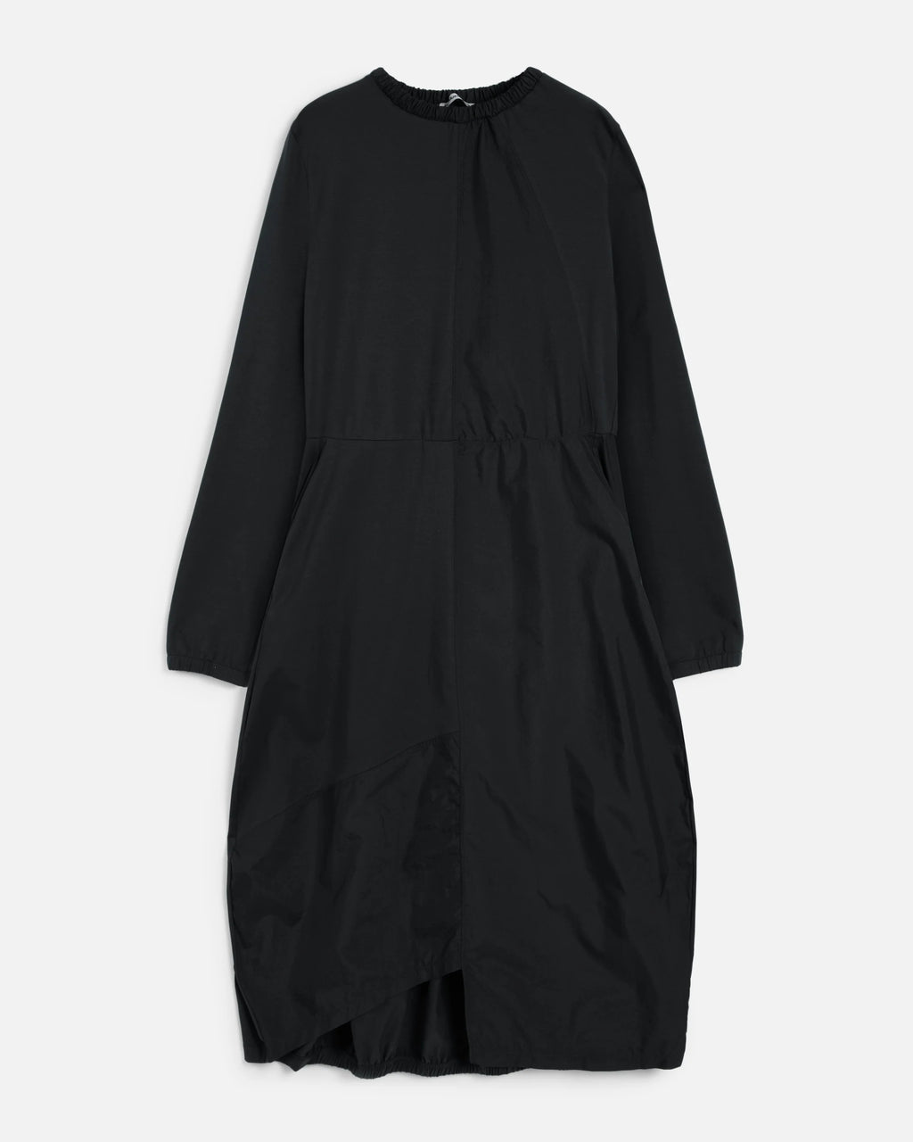 Noriko Balloon Dress — BLACK