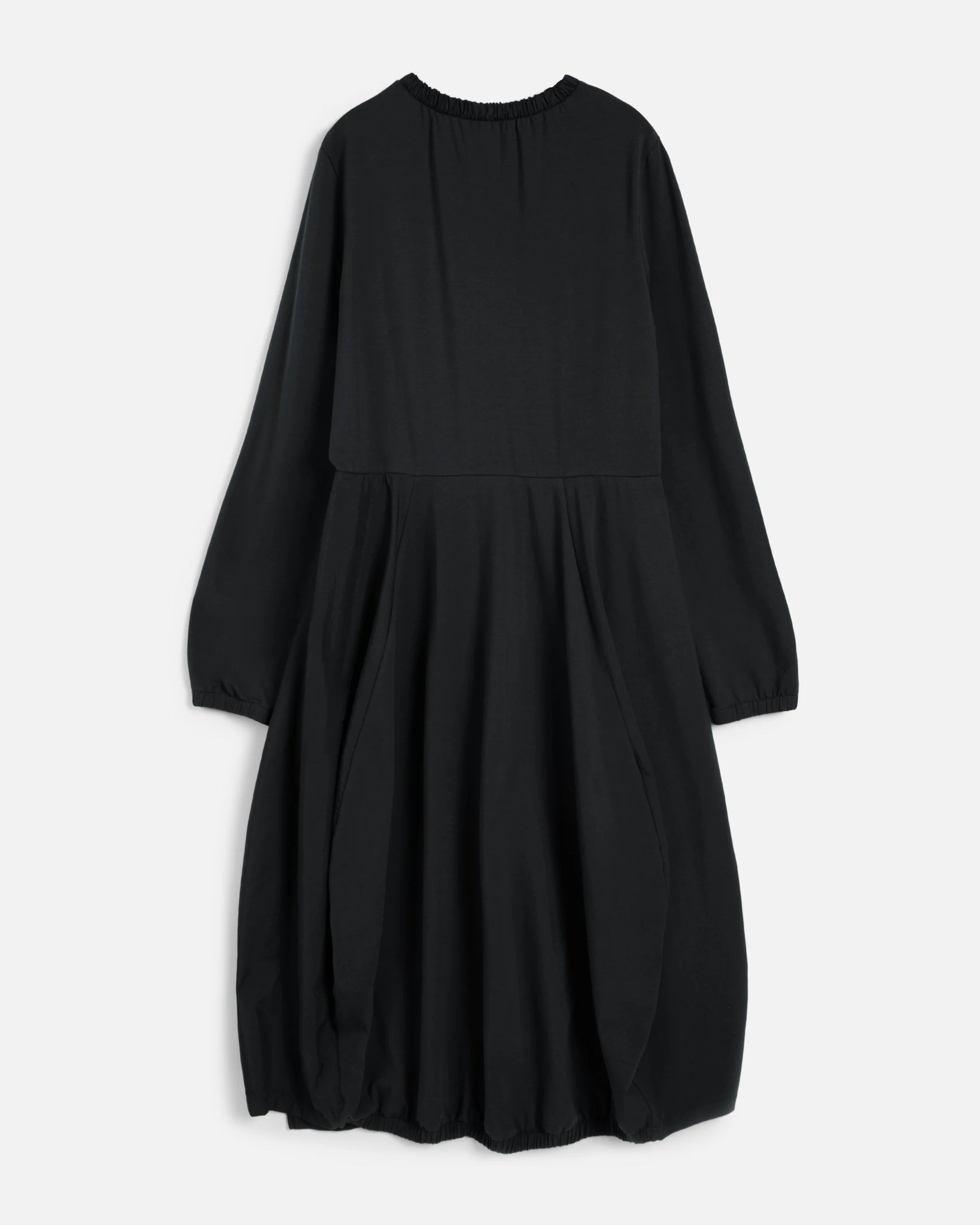 Noriko Balloon Dress — BLACK