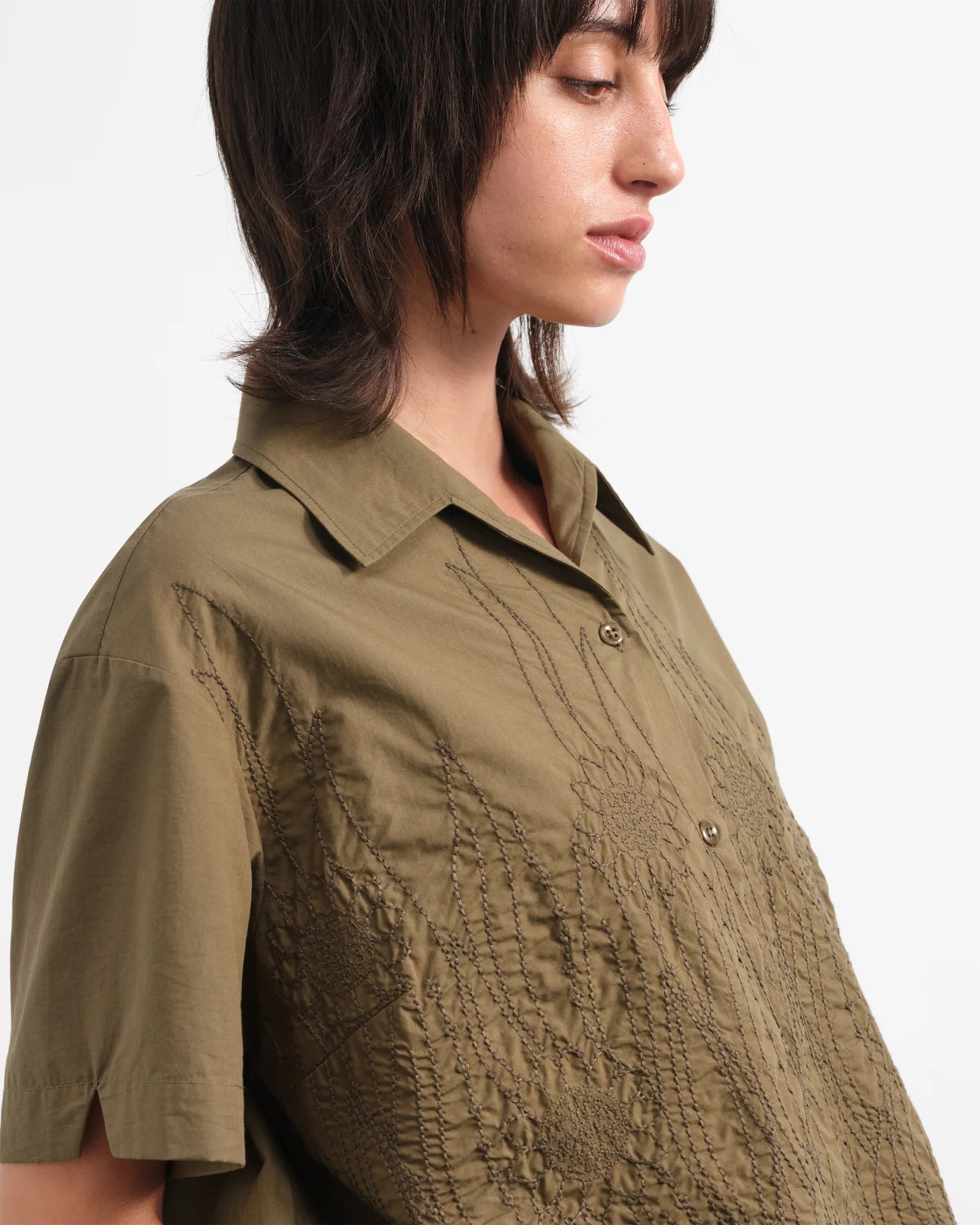 Wanda Shirt — OLIVE