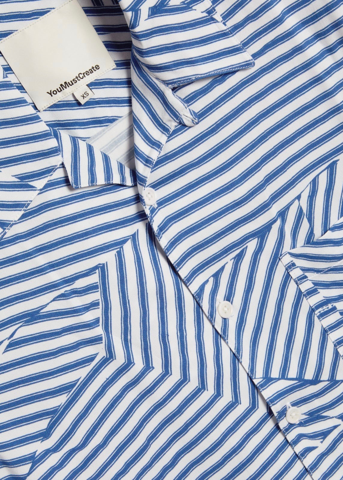 Vegas Shirt — BLUE / WHITE