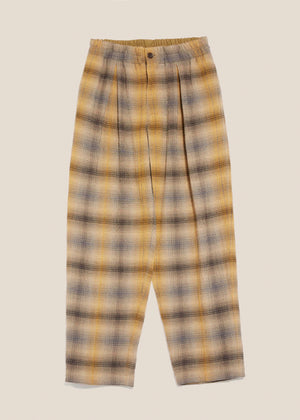 Sylvian Seersucker Trouser — ORANGE / BROWN