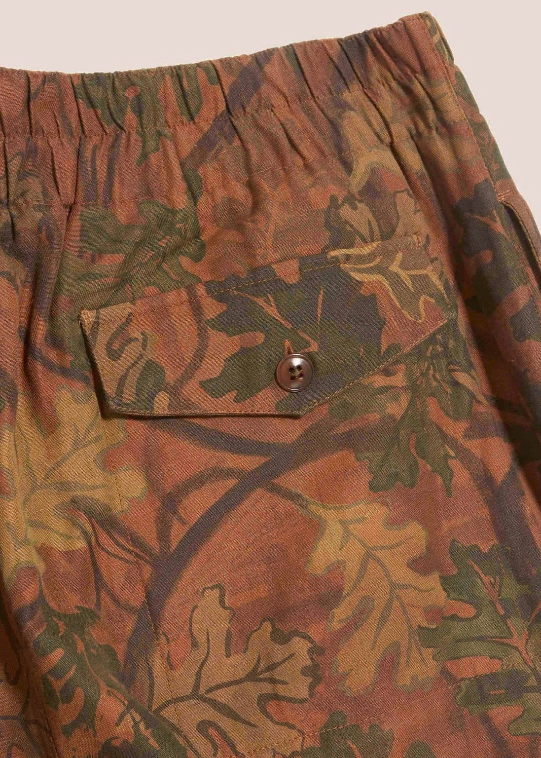 Sylvian Flannel Trouser — BROWN / GREEN