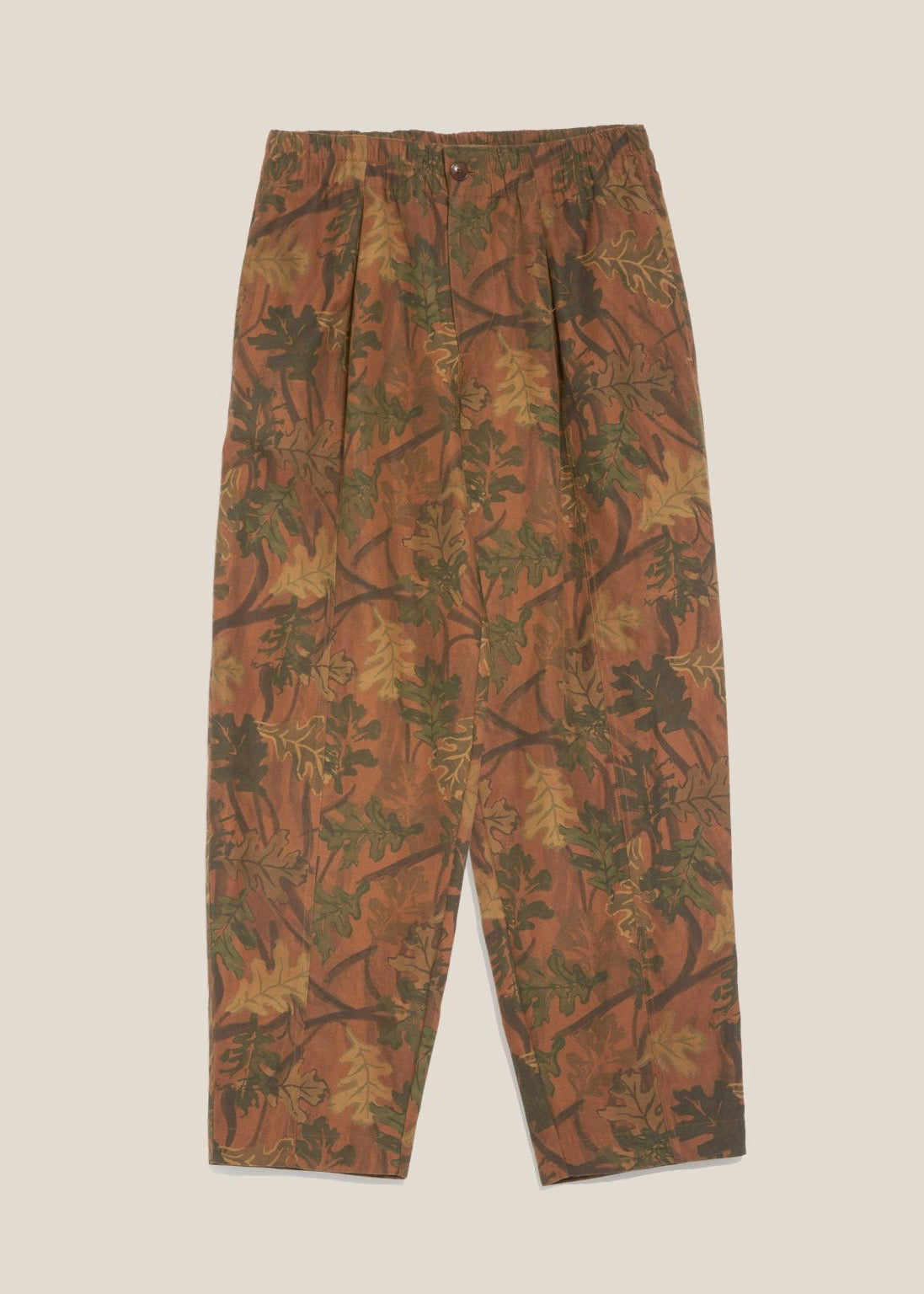 Sylvian Flannel Trouser — BROWN / GREEN