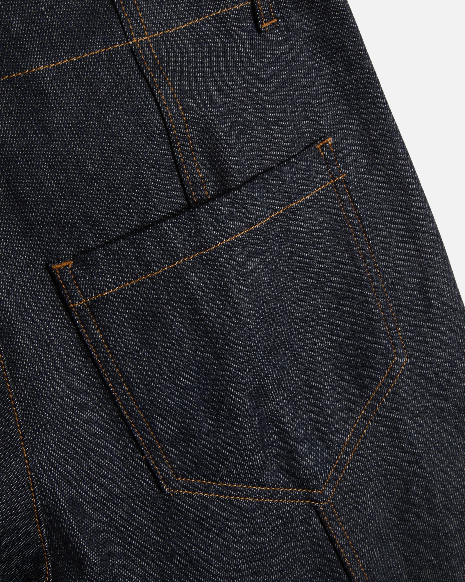 Displaced Seam Trouser — INDIGO