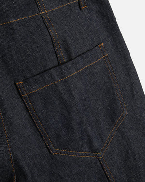 Displaced Seam Trouser — INDIGO