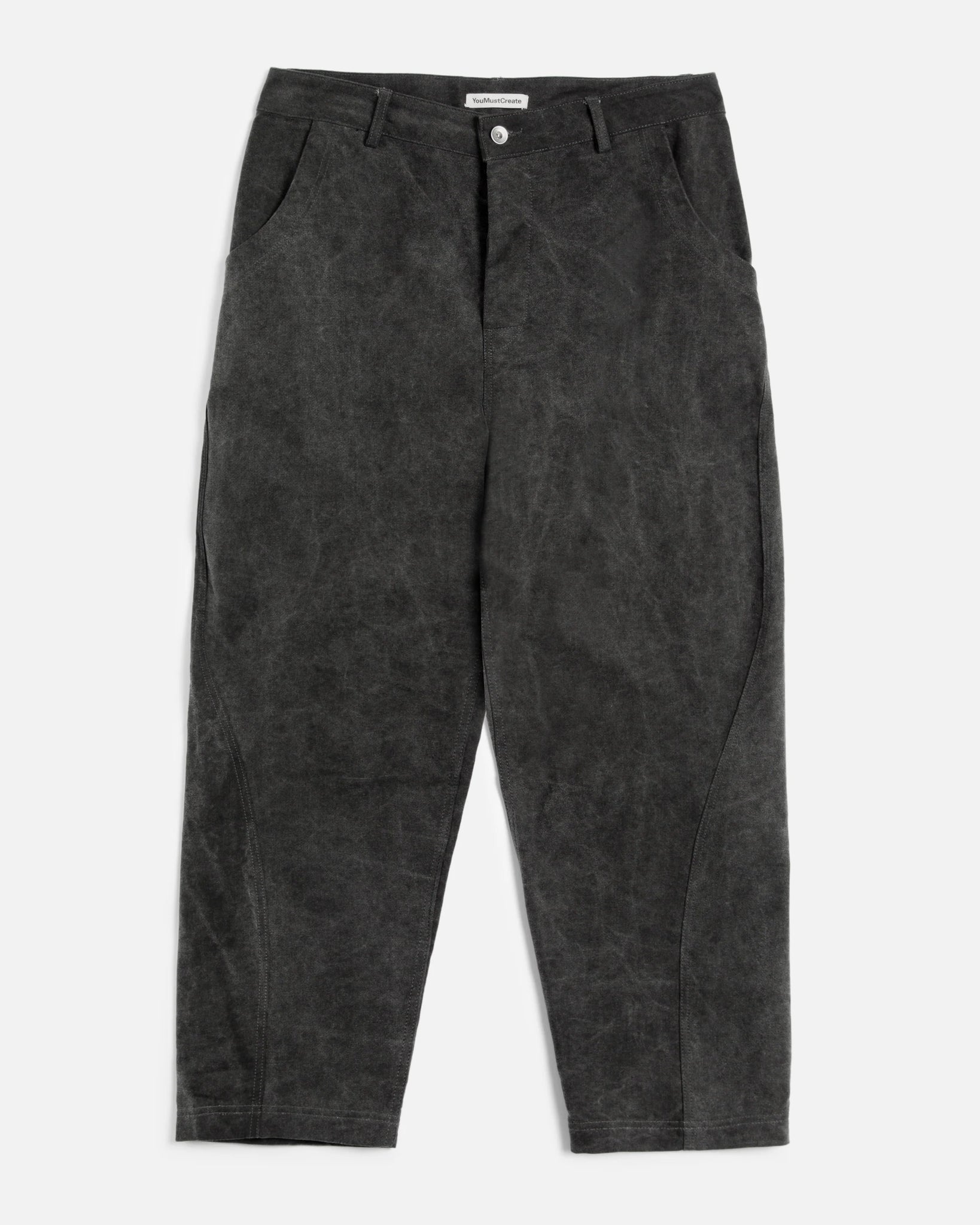 Twisted Seam Jean — CHARCOAL