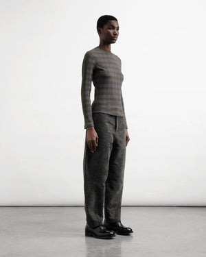 Twisted Seam Jean — CHARCOAL