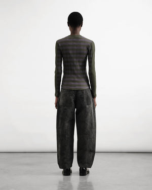 Twisted Seam Jean — CHARCOAL