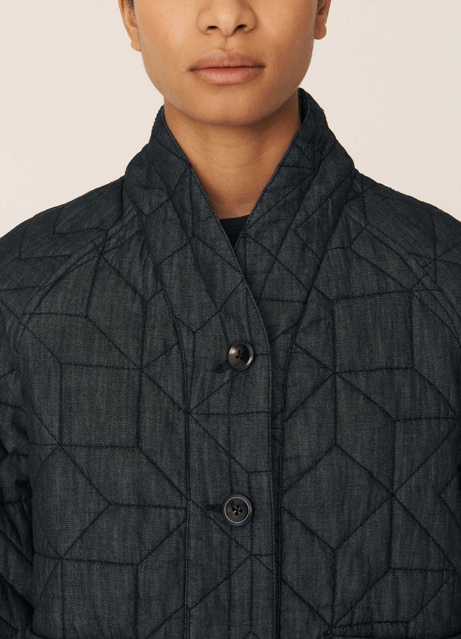 Erkin Quilted Cotton Star Jacket