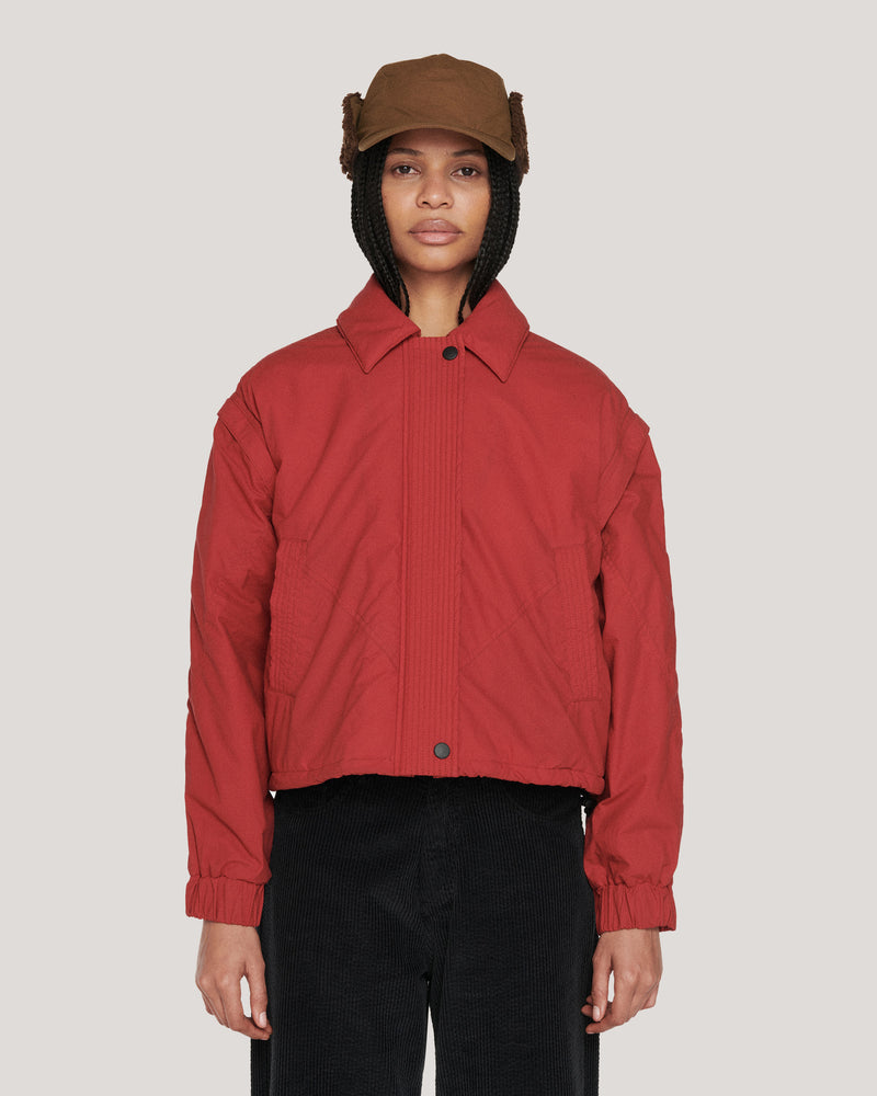 Heath Bomber Jacket Red