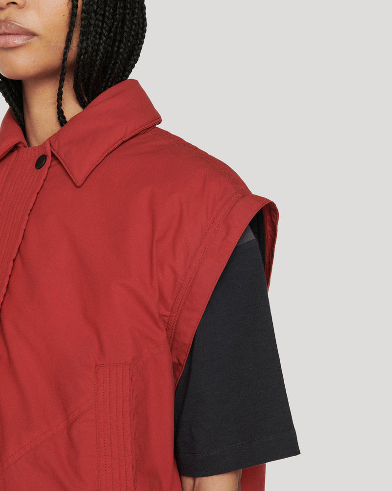 Heath Bomber Jacket Red