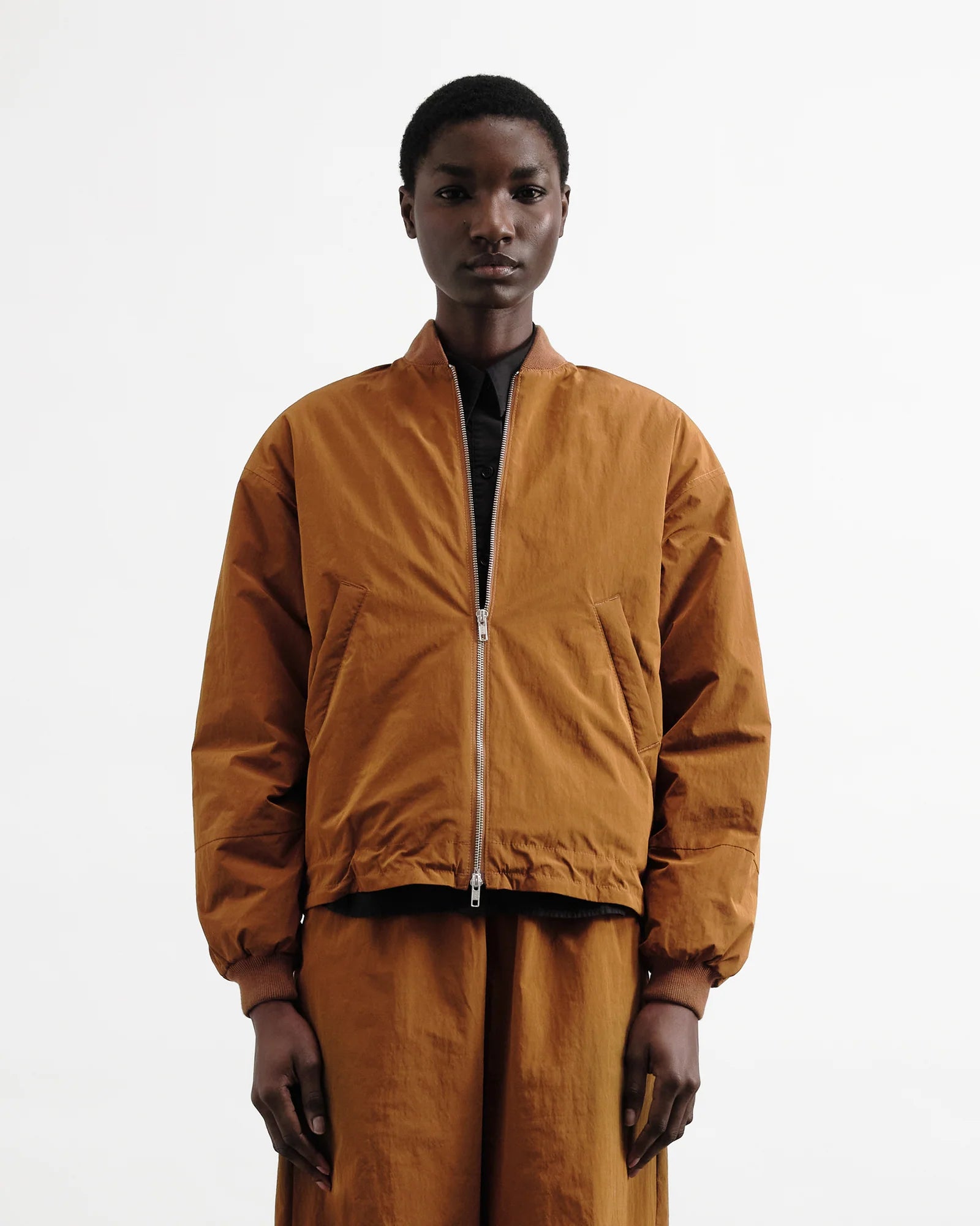 Basement Bomber Jacket  — CLAY