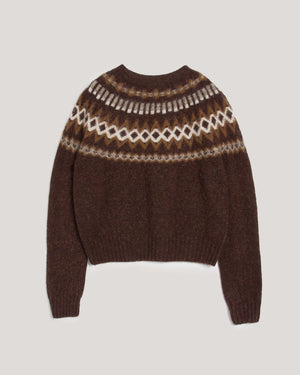 Jets Fairisle Crew Knit