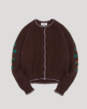 Lotus Cardigan Brown