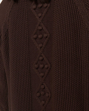 Lotus Cardigan Brown