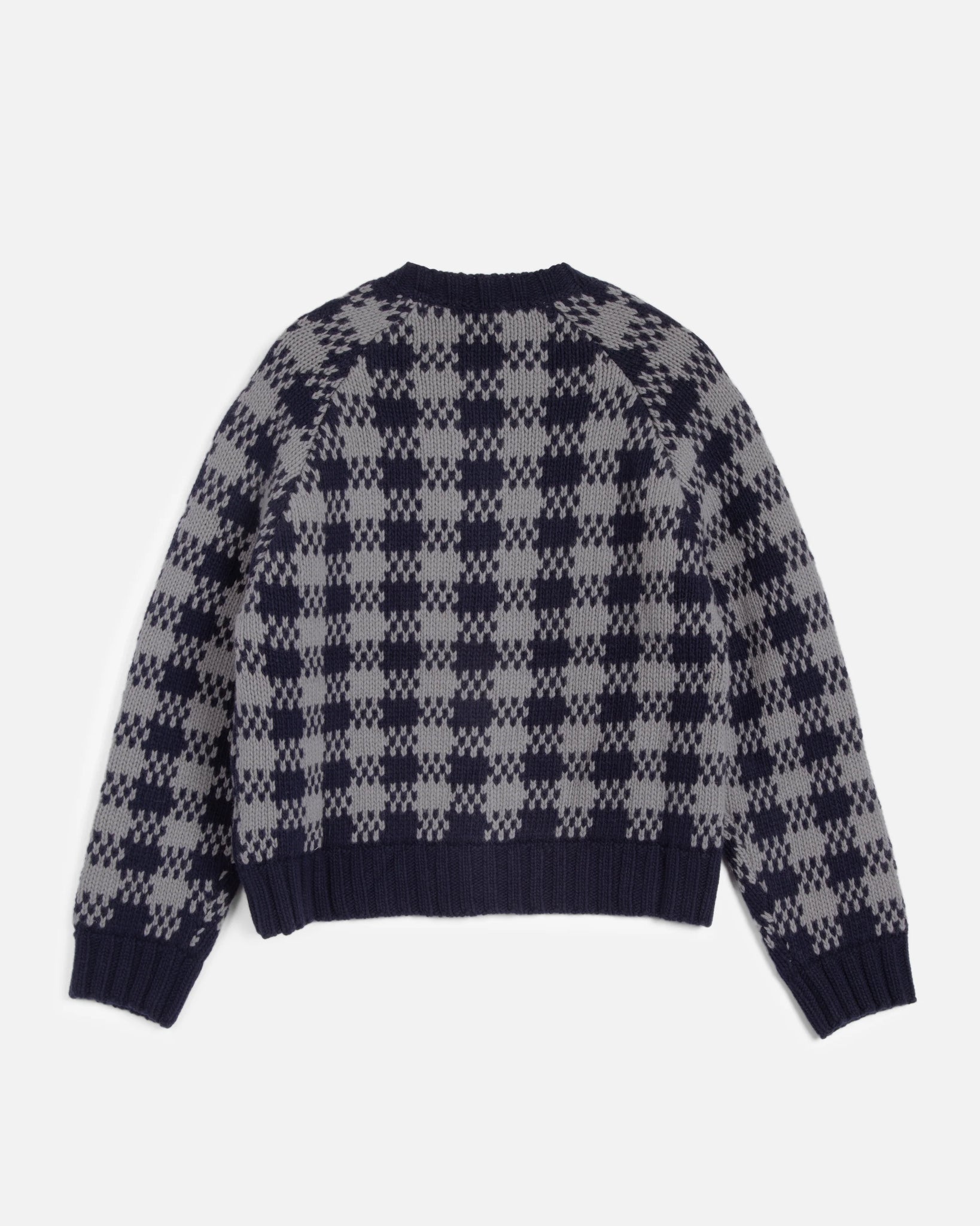 Atomic Cardigan — NAVY / GREY