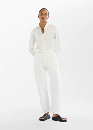 Ruthe Selvedge Denim Pant — OPTIC WHITE