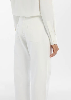 Ruthe Selvedge Denim Pant — OPTIC WHITE