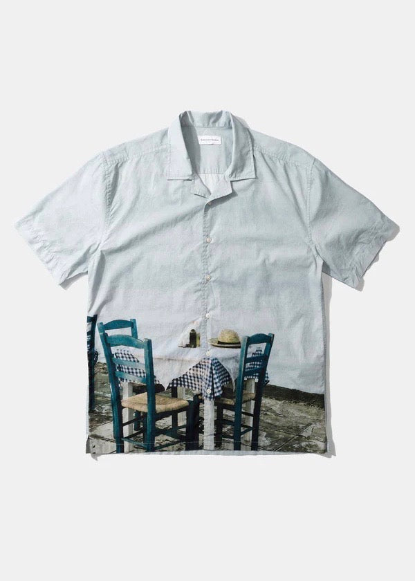 Sunset Postcard Shirt — LIGHT BLUE