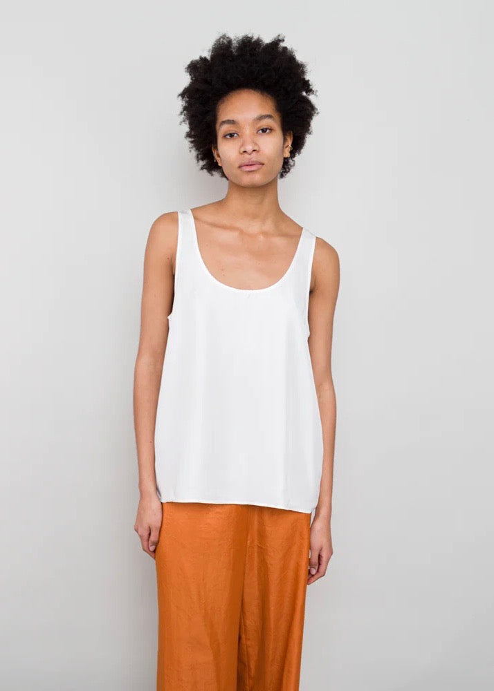 Scoop Back Vest — ECRU