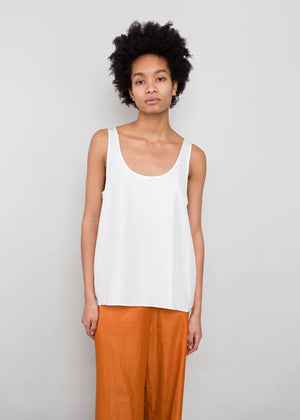 Scoop Back Vest — ECRU