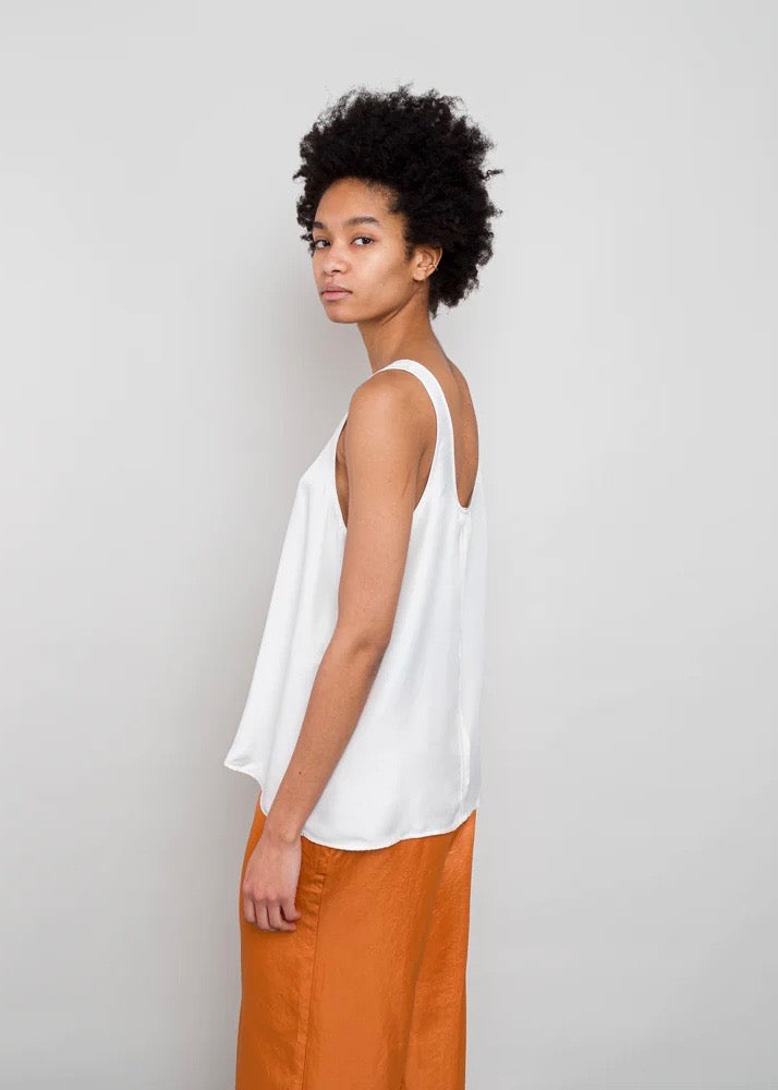 Scoop Back Vest — ECRU