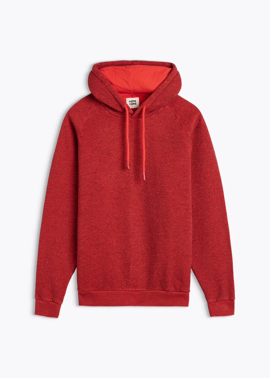 Terry Hoodie Sweater — RED HEAT