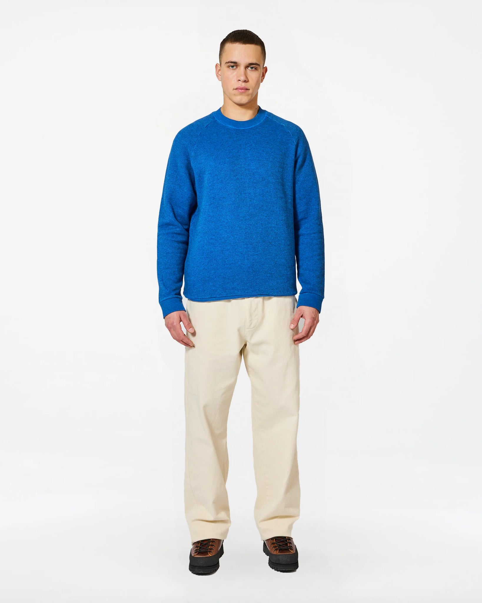 Terry Crewneck Sweat — BIG BLUE