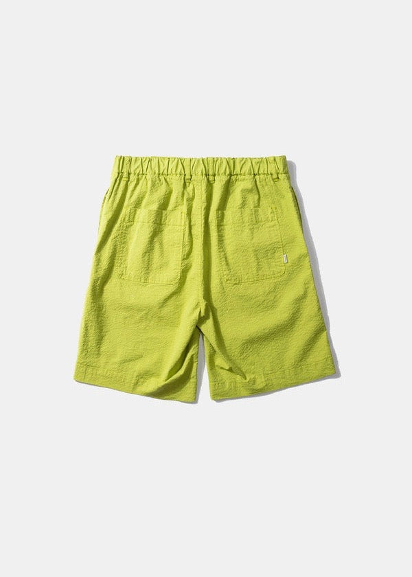 Travis Seersucker Short Pants — GREEN