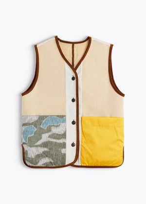 Troy Gilet — CREAM / BROWN