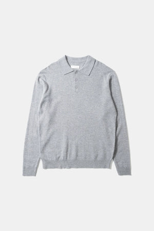 Wool Polo — CHOCOLATE