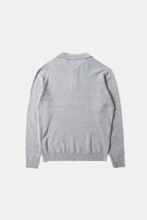 Wool Polo — CHOCOLATE