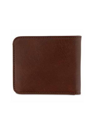 Billfold Leather Wallet — LIGHT BROWN