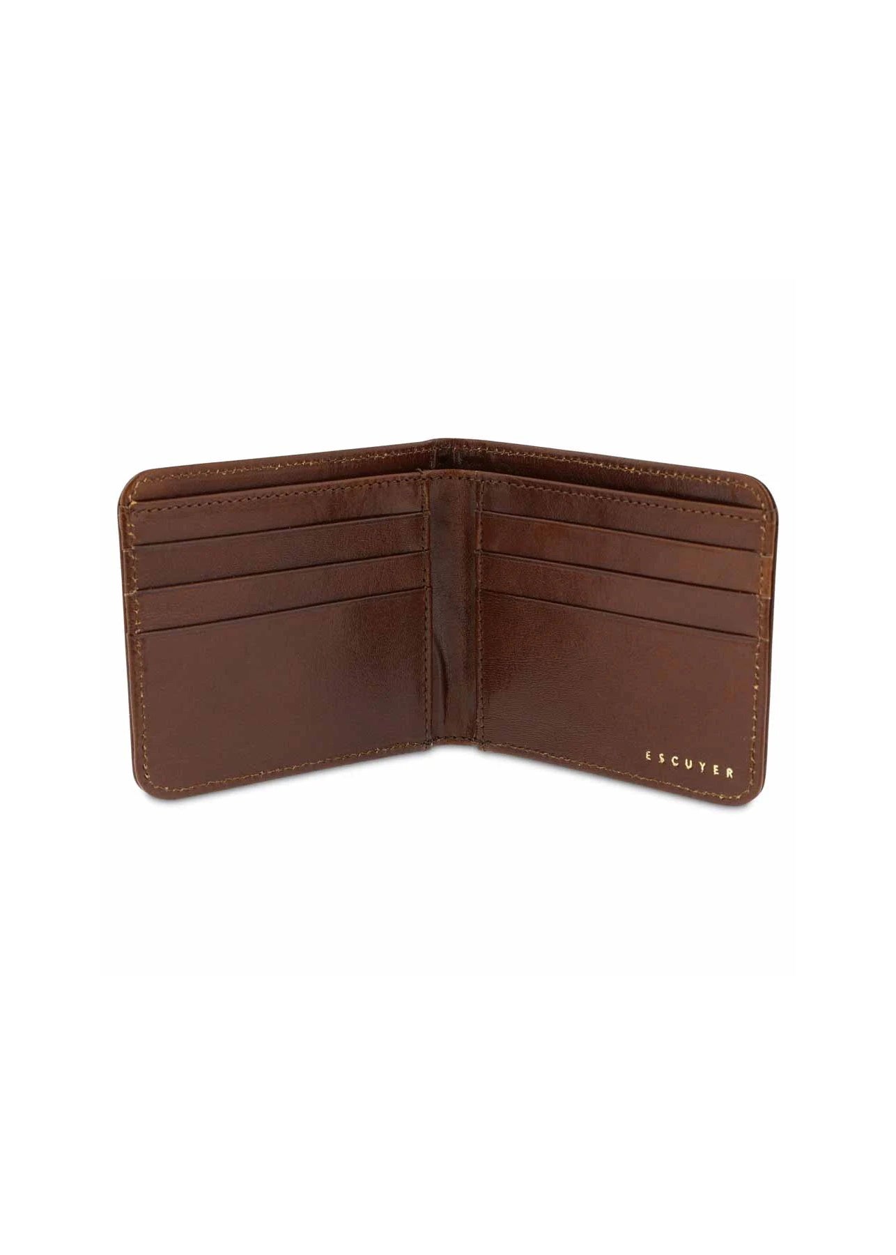 Billfold Leather Wallet — LIGHT BROWN