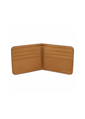Billfold Leather Wallet — KHAKI / NATURAL