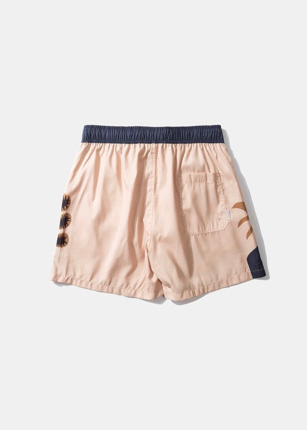 Yin Yang Sun Swim Shorts — TAN