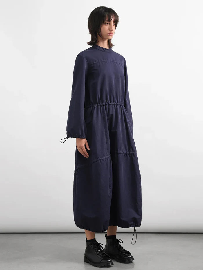 Carter Dress Linen — NAVY WASHED