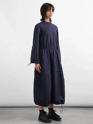 Carter Dress Linen — NAVY WASHED