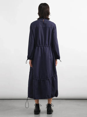 Carter Dress Linen — NAVY WASHED
